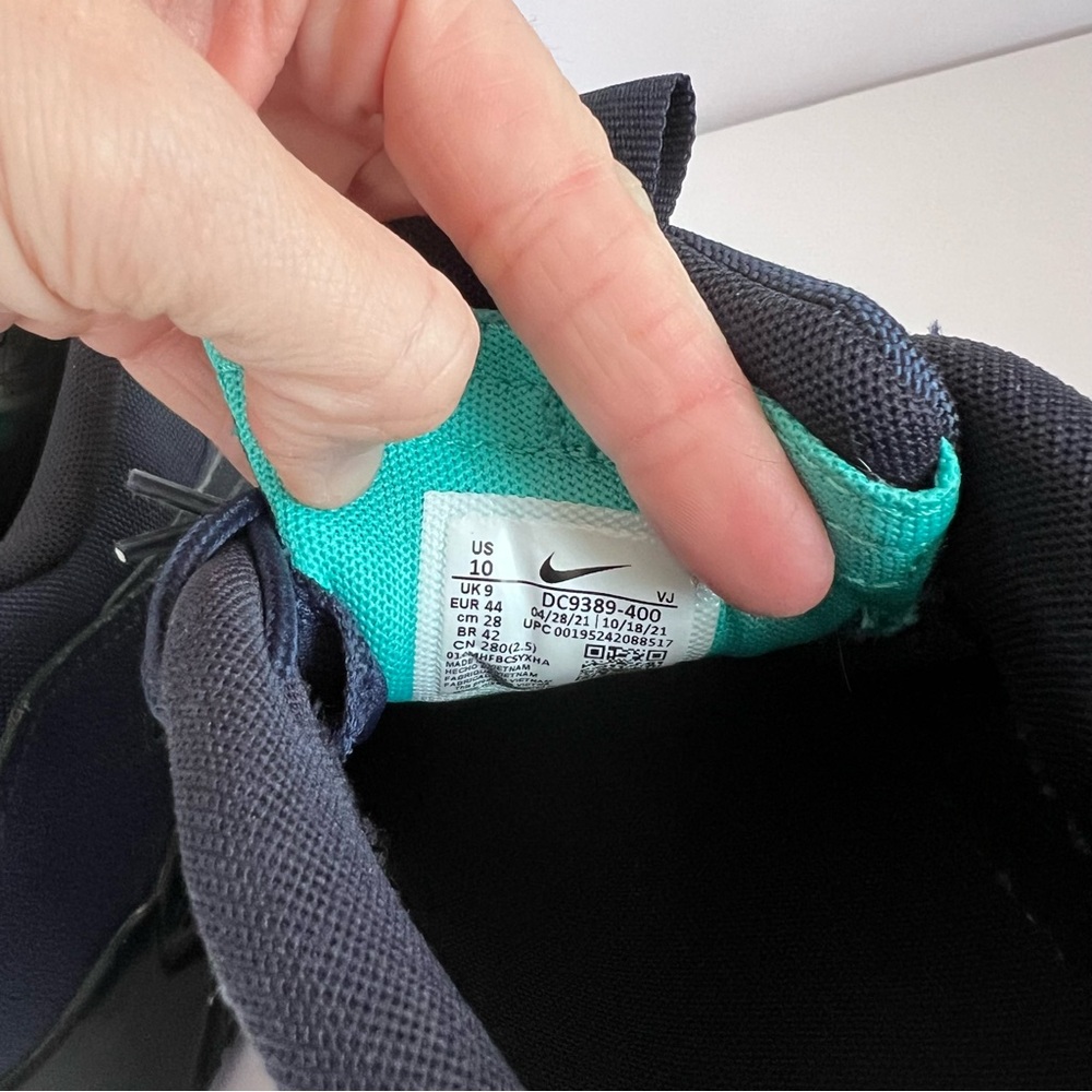 Nike Air Max 90 Surplus Navy Black Teal Sneakers Men’s 10 DC9389-400 - Picture 11 of 11